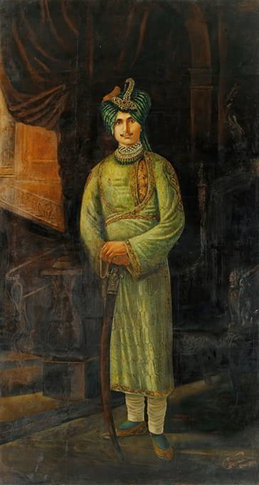 G. Vernon - Portrait of an indian prince