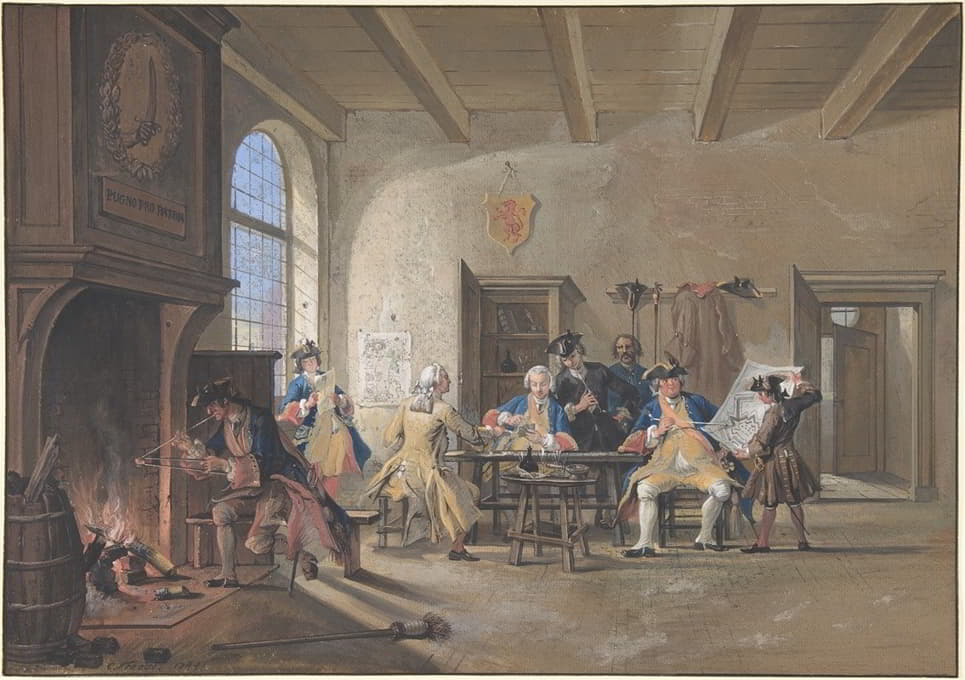 Cornelis Troost - Guardroom Scene