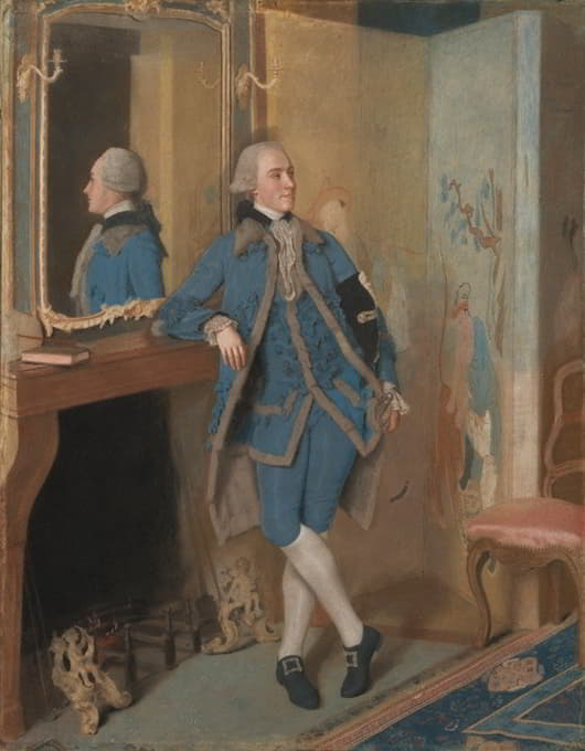 约翰、蒙斯图尔特勋爵、后来的布特第四伯爵和第一侯爵的肖像