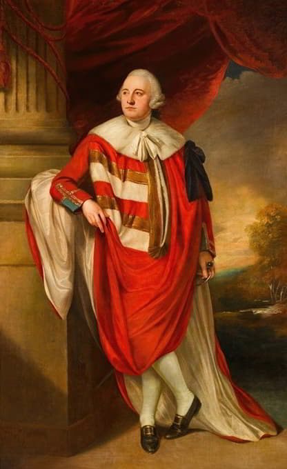 罗姆尼第二伯爵查尔斯·马沙姆肖像（1777-1845）