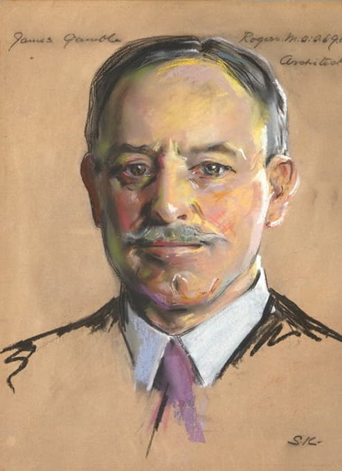 James Gamble Rogers B.A.1889，21h，1920年咨询建筑师-