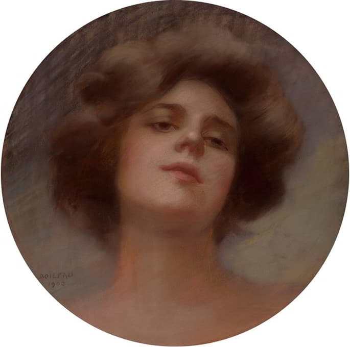 Philip Boilleau - Portrait of a Young Woman