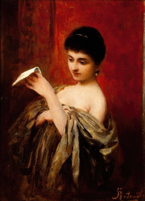 Apolinary Kotowicz - Lady with a Letter