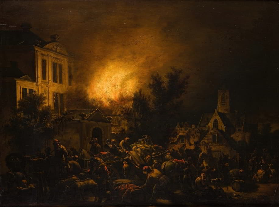 Egbert van der Poel - Fire in the City