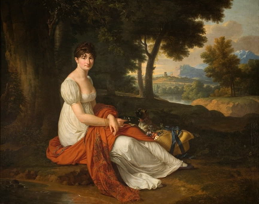 Francois Xavier Fabre - Portrait of Elżbieta Skotnicka née Laskiewicz (1781–1849), Wife of Michał Skotnicki