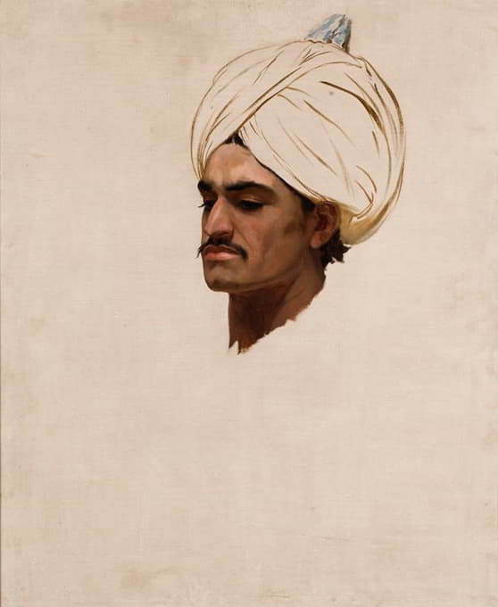 Stanisław von Chlebowski - Study of an Arab’s Head