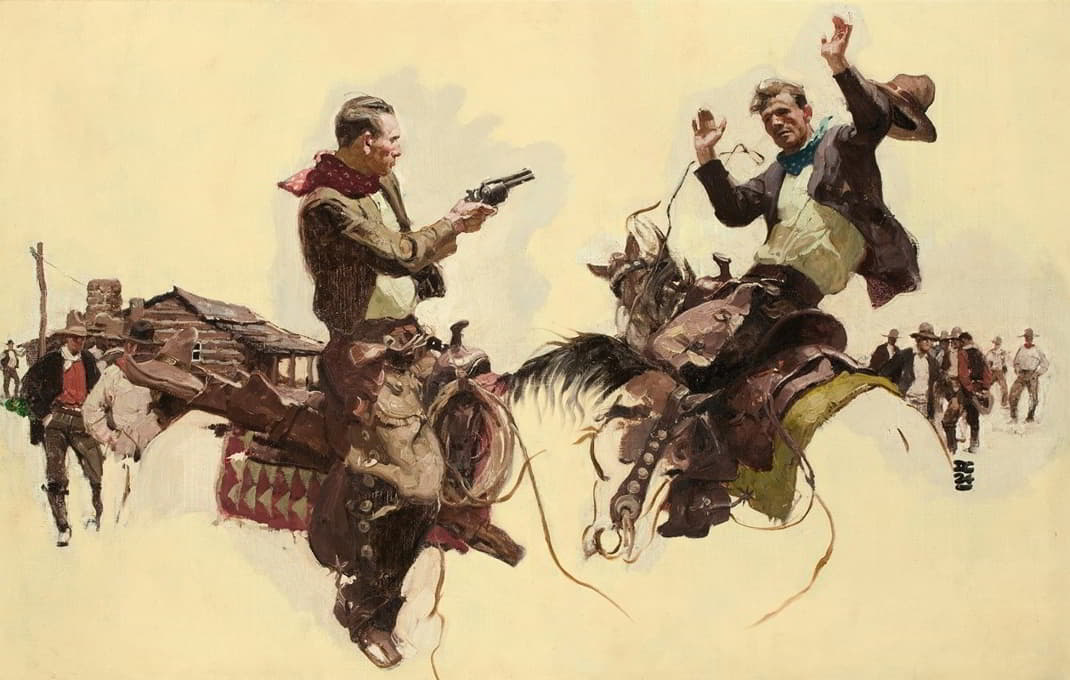 Dean Cornwell - The Stick-up