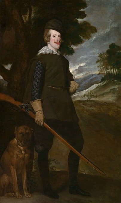 Workshop of Diego Velázquez - Portrait of Philip IV