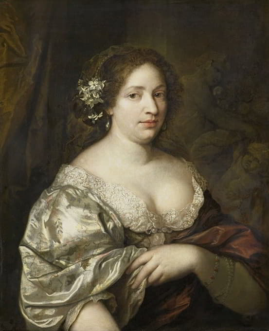 艺术家妻子玛格丽塔·戈丁的肖像（公元1694年）