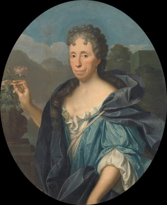 Krzysztof Lubieniecki - Portrait of Sabina Agneta d’Acquet, Wife of Arent van Buren