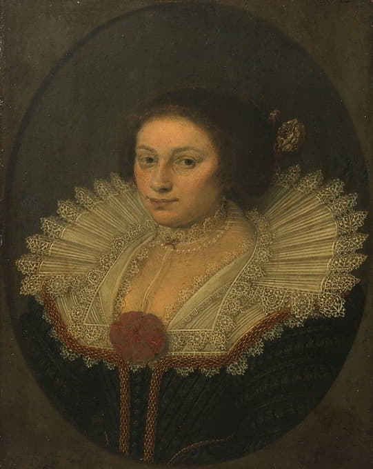 David Bailly - Portrait of Aertje Witsen (1599-1652)