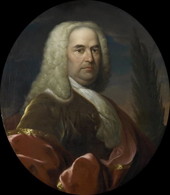 荷兰东印度鹿特丹商会理事雨果·杜波伊斯的肖像，1734年当选