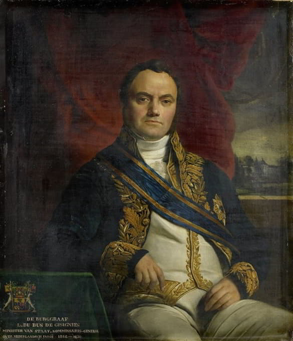 François-Joseph Navez - Portrait of Léonard Pierre Joseph, Viscount du Bus de Gisignies, Commissioner-General