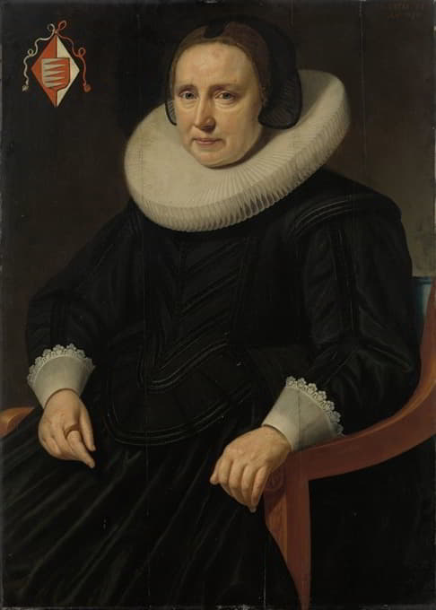 莎拉·斯维茨·德维特、第二任妻子或安东尼乌斯·安东尼德斯·范德林登的肖像