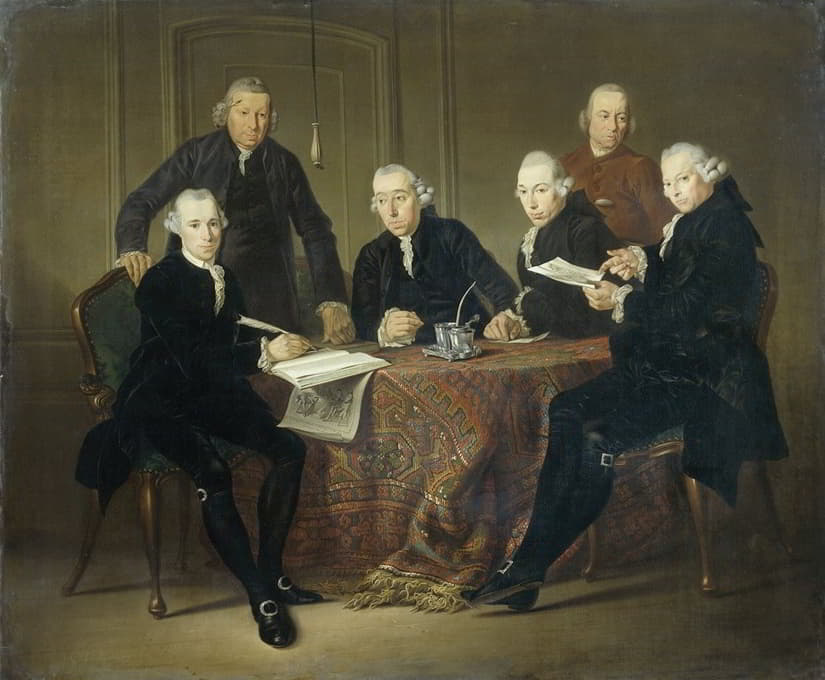 四位摄政王，阿姆斯特丹麻风病人之家的秘书和父亲，1773年