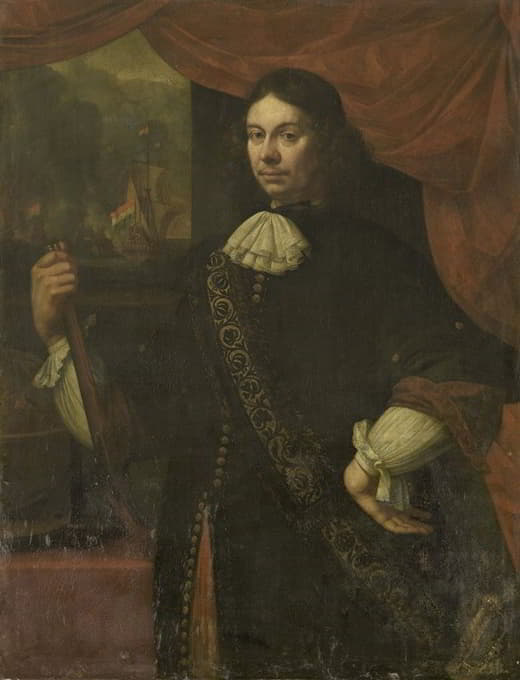 Jan van Neck - Portrait of Cornelis Jacobsz de Boer, Captain in the Navy