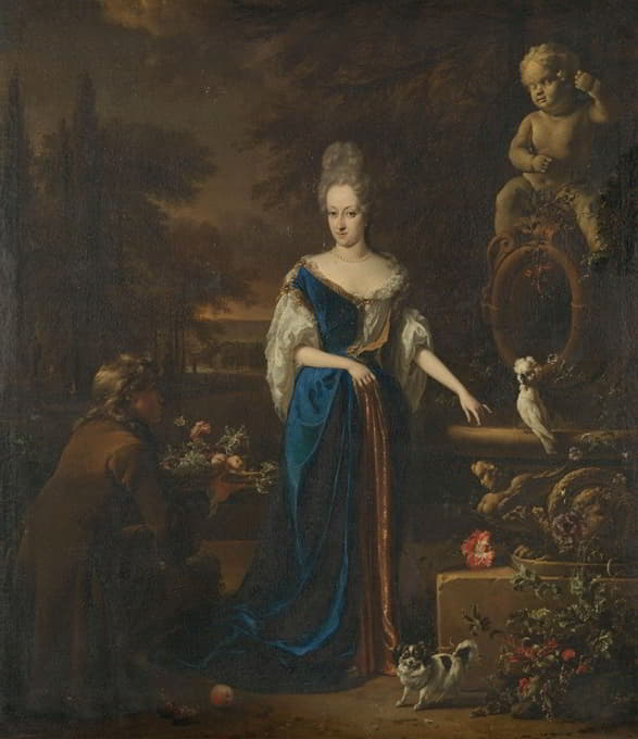 西尔维斯特·范·汤格伦的妻子玛丽亚·科内利兹的肖像