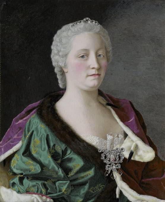 Jean-Etienne Liotard - Maria Theresa, Archduchess of Austria, Queen of Hungary and Bohemia, and Holy Roman Empress
