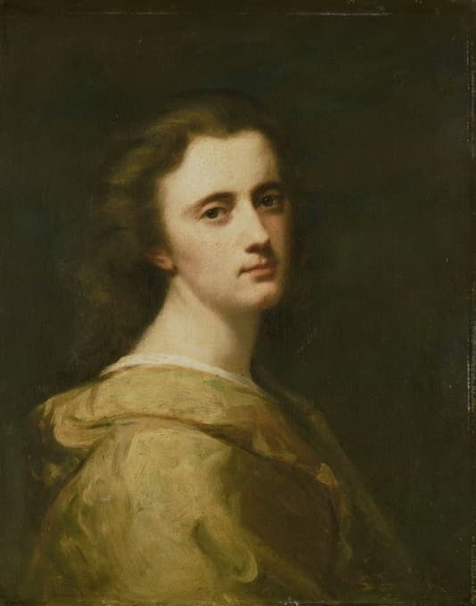 Johann Georg Schwartze - Portrait of Thérèse Schwartze, the Artist’s Daughter, at 16 years of age