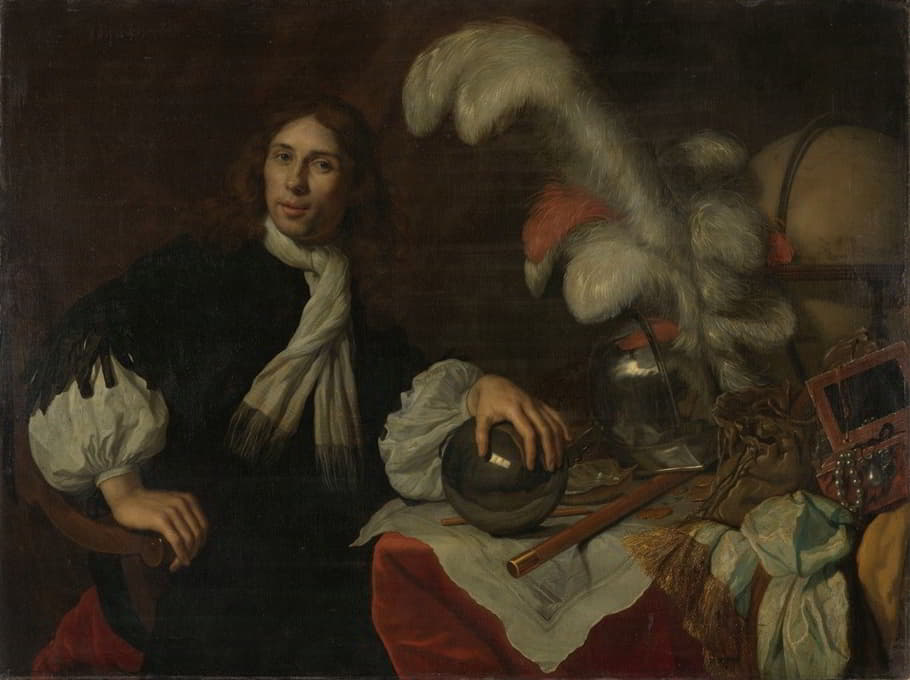 Lodewijk van der Helst - Posthumous Portrait of Aucke Stellingwerff, Admiral of Friesland, Killed in 1665 at Lowestoft by a Cannonball