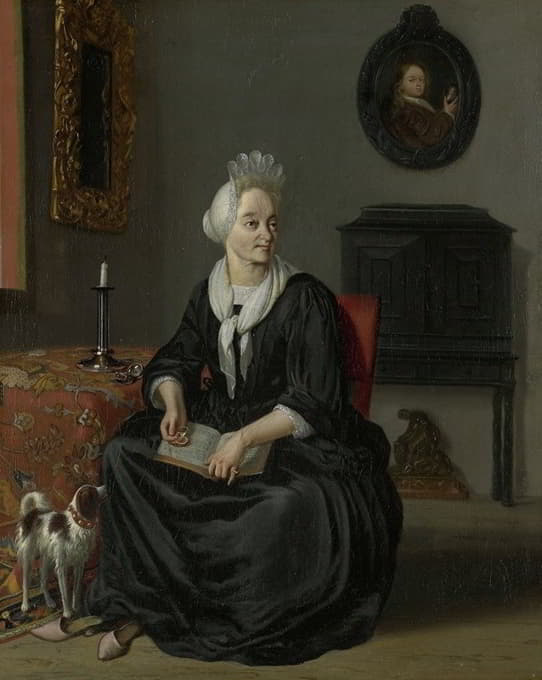 安娜·德·胡格（1645-1717）。画家的第四任妻子