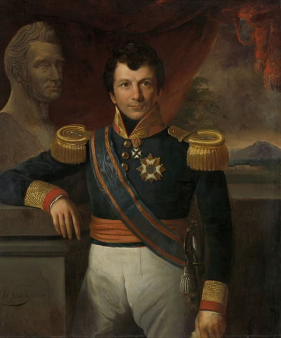 荷兰东印度群岛总督格拉夫·范登·博什·约翰内斯的肖像