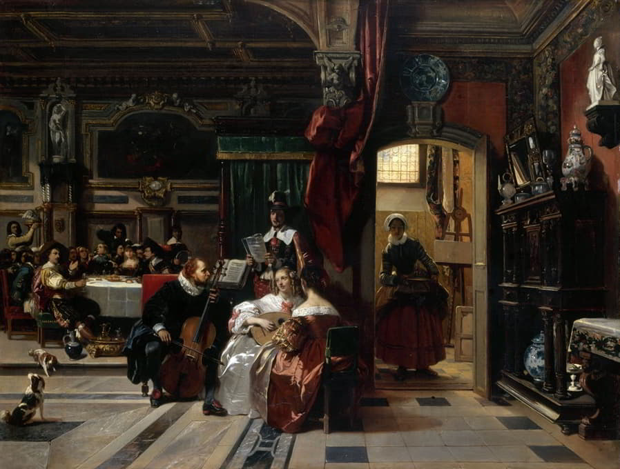 Camille-Joseph-Etienne Roqueplan - Van Dyck in London
