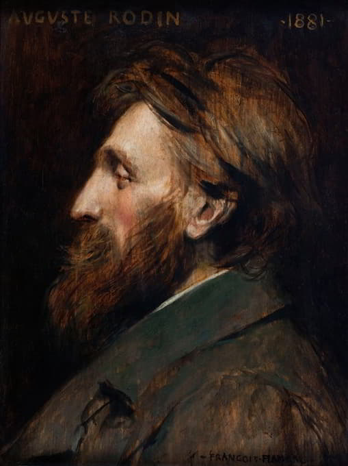 François Flameng - Portrait d’Auguste Rodin