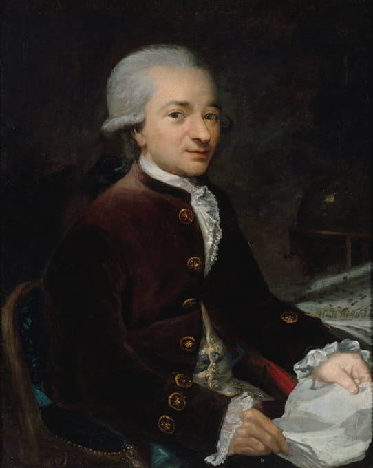 H. Lefèvre - Portrait d’homme, autrefois maquillé en Robespierre