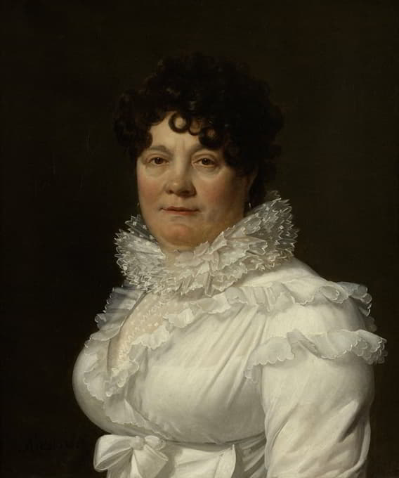 路易丝·罗莎莉·杜加松的肖像，née Lefèvre（1755-1821），歌手。