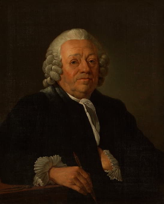 Jean-François Gilles Colson - Portrait de Jean-Nicolas Servandoni (1695-1766), peintre et architecte