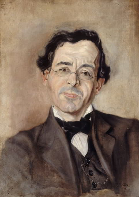 保罗·莱奥托肖像（1872-1956），作家和专栏作家
