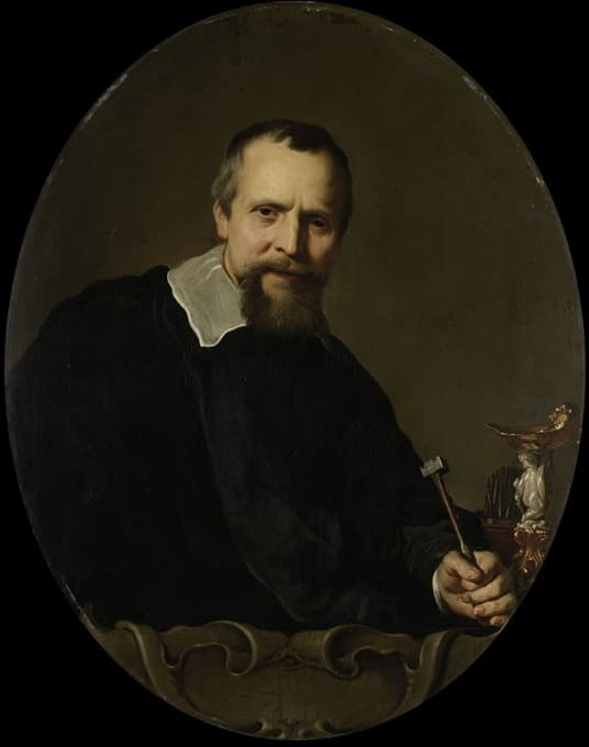 Jacob Adriaensz Backer - Portrait of Johannes Lutma