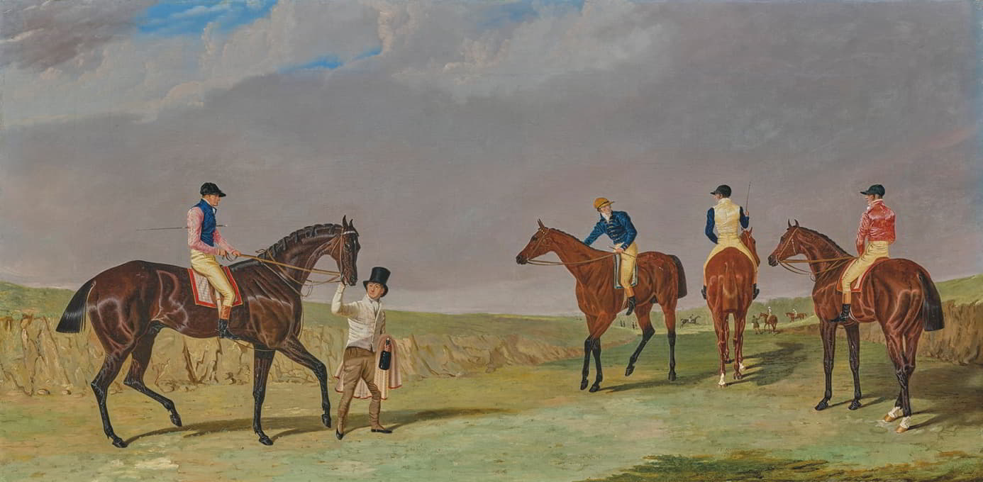 John Frederick Herring Snr. - Preparing for the Doncaster Gold Cup