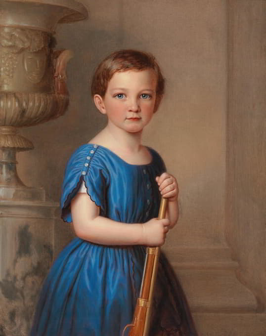 克莱门斯·巴乔芬·冯·埃希特家族一名年轻男性成员的肖像