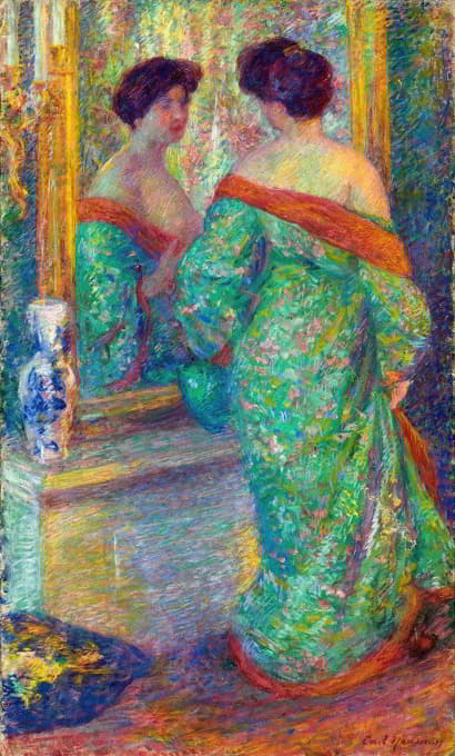 Carl Newman - Lady Reflected in Mirror