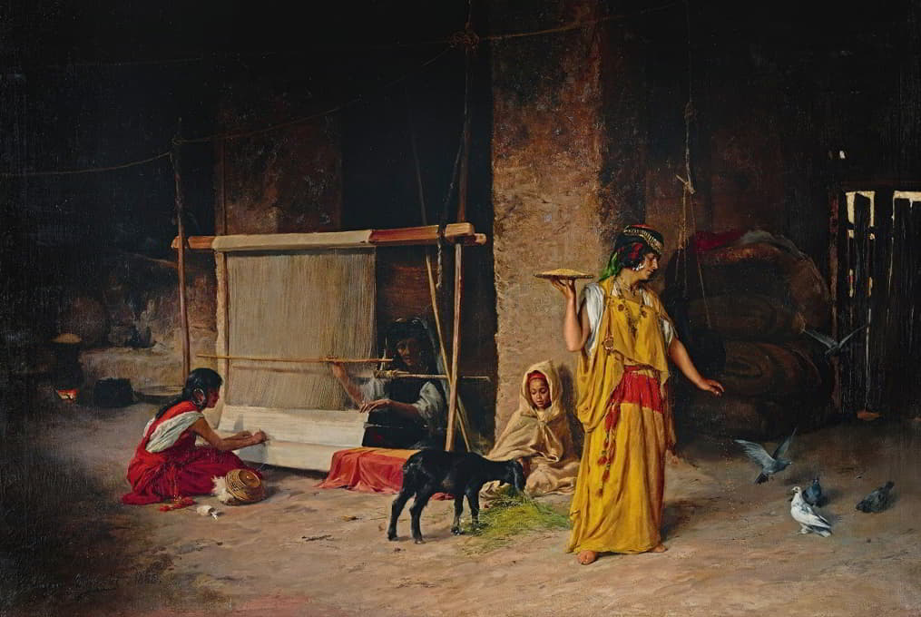 Eugène Girardet - The Weavers