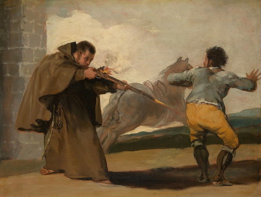 佩德罗修士在马跑开时射杀了埃尔·马拉加托