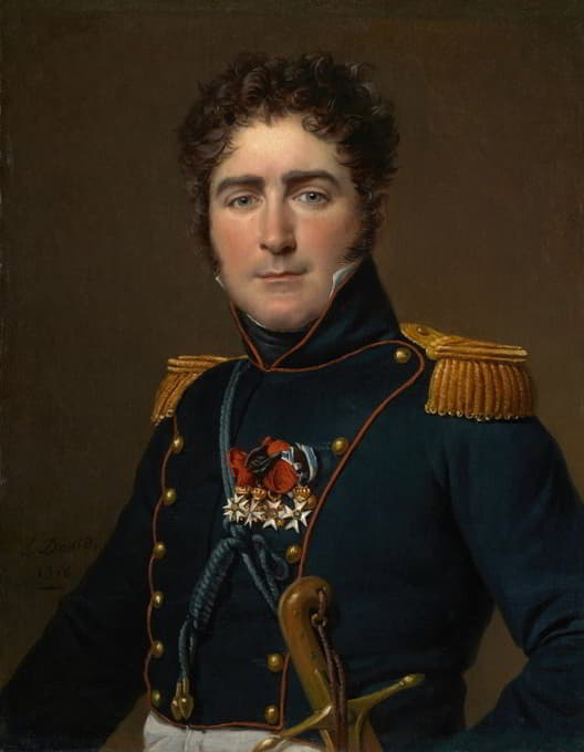 Jacques Louis David - Comte Henri-Amédée-Mercure De Turenne-D’aynac