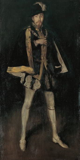 James McNeill Whistler - Arrangement in Black, No. 3, Sir Henry Irving as Philip II of Spain