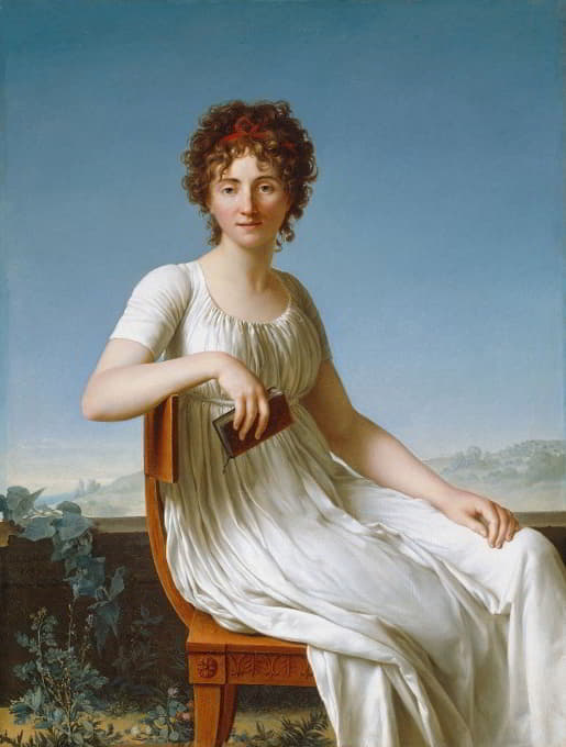 Jean-Baptiste-François Desoria - Portrait of Constance Pipelet