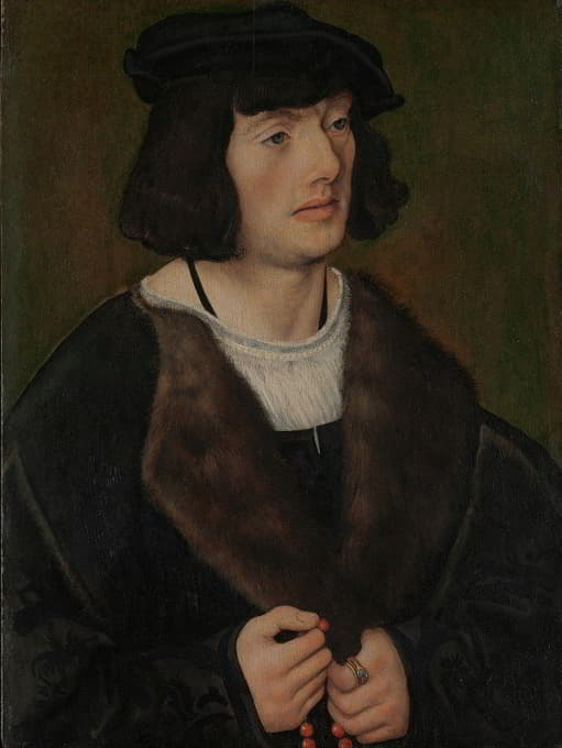 Lucas Cranach the Elder - Portrait of a Man with a Rosary