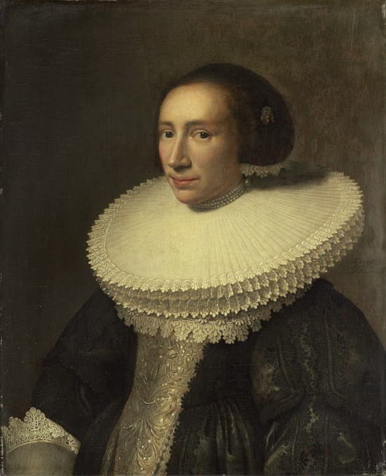 Michiel Jansz. Van Mierevelt - Portrait of a Lady with a Ruff