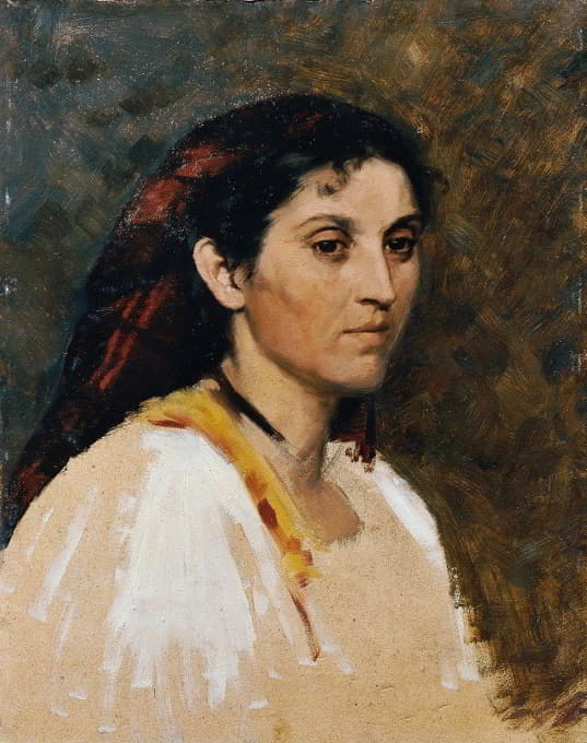 Rudolf Schick - Head of a Roman woman