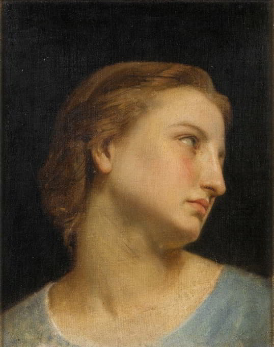 William-Adolphe Bouguereau - Study Of A Woman’s Head (Philomèle Et Progné)