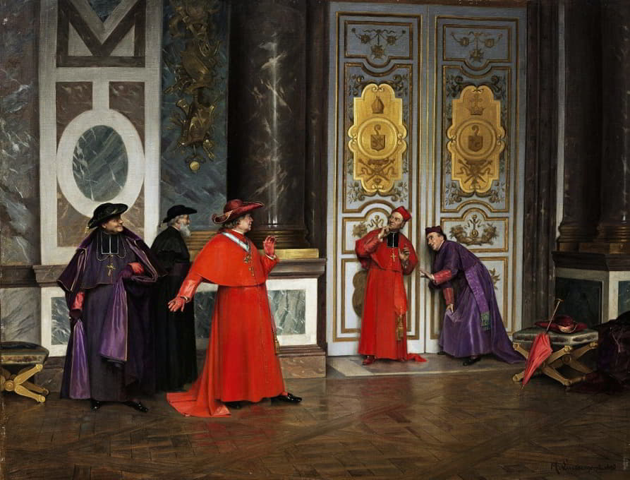 Henri Adolphe Laissement - Kardinäle Im Vorzimmer