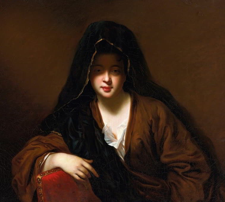 Jean-Baptiste Santerre - Veiled Woman