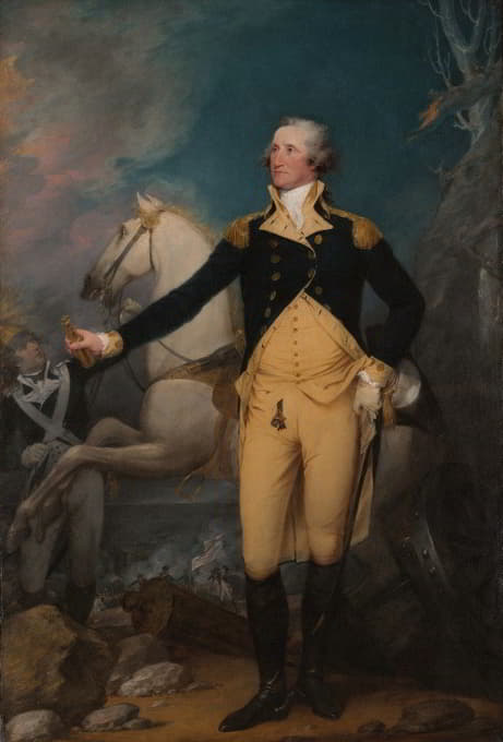 乔治·华盛顿将军在特伦顿