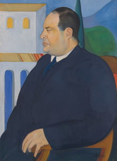Raphael Sala - Portrait of Joseph Stella