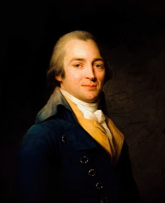 Antoine Vestier - Portrait de John Moore (1729-1802), romancier et médecin.